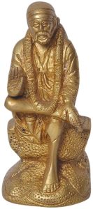 Handcrafted Brass Sai Baba Idol