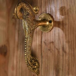 Peacock Style Brass Door Handles