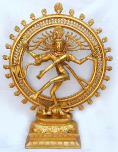 Polished Brass Natraj Statue