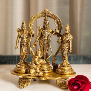 Polished Brass RAM Darbar Idol