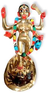 Pure Brass Kali Mata Statue