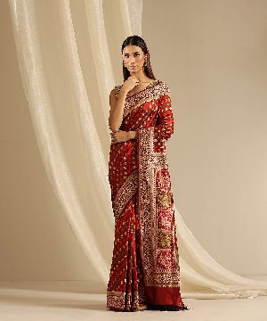 Ladies Designer Baluchari Saree