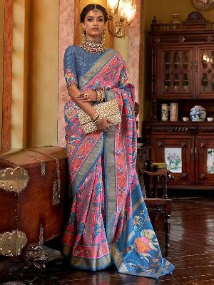 Ladies Designer Baluchari Saree