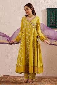 Ladies Designer Angrakha Kurta Set