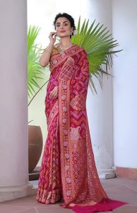 Ladies Designer Bandhani Saree