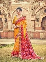 Ladies Designer Bandhani Saree