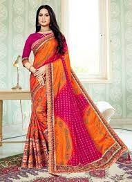 Ladies Designer Bandhani Saree