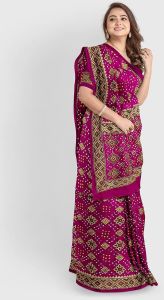 Ladies Designer Bandhani Saree