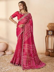Ladies Designer Bhagalpuri Silk Saree