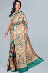 Ladies Designer Bhagalpuri Silk Saree