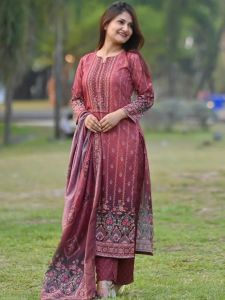 Ladies Casual Wear Kurta Pant Set