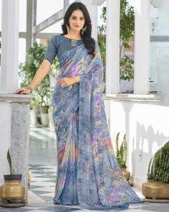 Ladies Designer Chiffon Saree