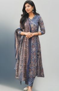 Ladies Designer Angrakha Kurta Set