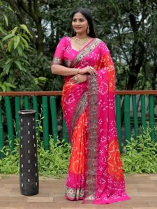 Ladies Designer Bandhani Saree