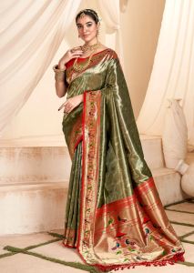 Ladies Designer Bomkai Silk Saree