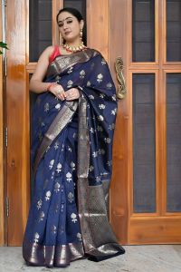 Ladies Designer Maheshwari Silk Saree