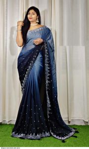 Ladies Designer Satin Saree