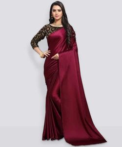 Ladies Designer Satin Saree
