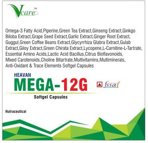 Mega 12G Omega 3 Capsule