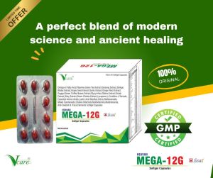Mega 12G Omega 3 Capsule