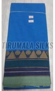 Ladies Tower Border Mixed Cotton Saree
