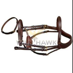 Brown Padded Double Weymouth Bridle