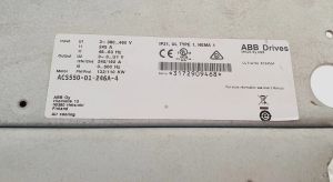 ABB Drive ACS550-01-246A-4 VFD 110KW 150HP Heavy Duty 380-480V Tested Okay