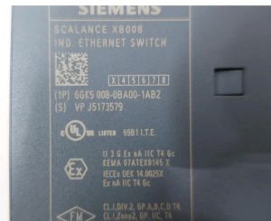 Siemens 6GK5 008-0BA00-1AB2 Scalance Xb008 Industrial Ethernet Switch