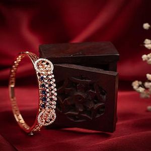 Golden Brass Ladies Designer Bracelet