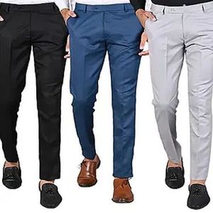 Mens Regular Fit Cotton Trouser