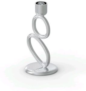 Nickel Plated Aluminum Candle Holder