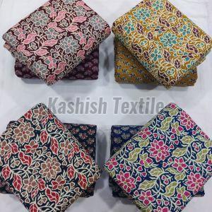 Foiled Printed Fabric