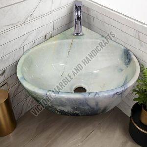 Marble Corner Wash Basin