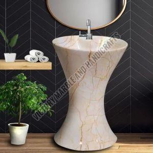 Marble Pedestal Wash Basin