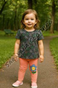 Girls Print T-shirt & Leggings Set