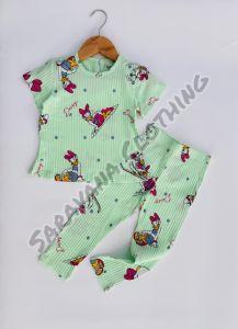 Girls Daisy Duck Pajama Set