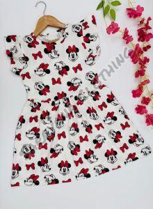Girls Minnie Mouse Print Play Dress