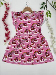 Girls Strawberry Bear Frock