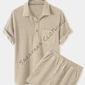 Mens Casual Cotton Romper