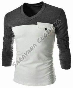 Mens Cotton Knitted T-shirt