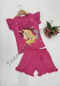 Unicorn Ruffle T-shirt with Shorts