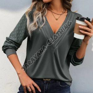 Womens Knitted T-shirt
