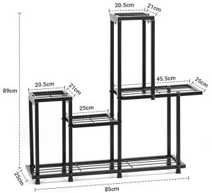 Metal 5 Tier Plant Stand For Balcony