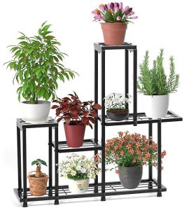Metal 5 Tier Plant Stand For Balcony