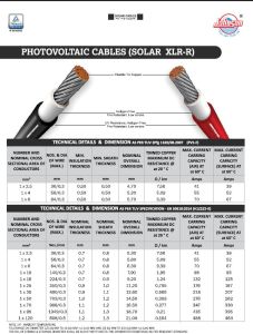 Photovoltaic Cables Solar Xlr-r