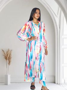Multicolor Italian Women Co Ord Set