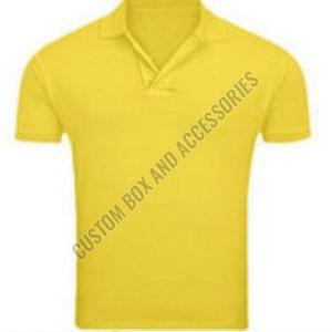 220 GSM Yellow Soft Spun Sublimation Polo T-Shirt
