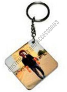 5x5 Cm Squre MDF Sublimation Keychain
