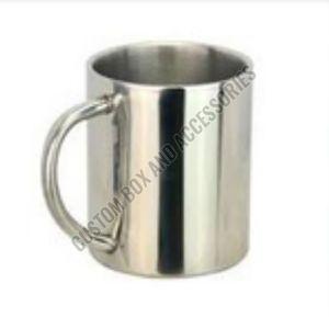A++ Grade 350 Ml Silver Stainless Steel Mug