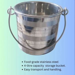 4L Silver Stainless Steel Thooku Vali